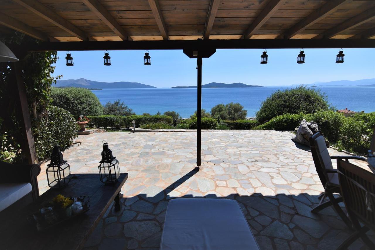 Blue Bay View - Beach House Vathirrevma Esterno foto