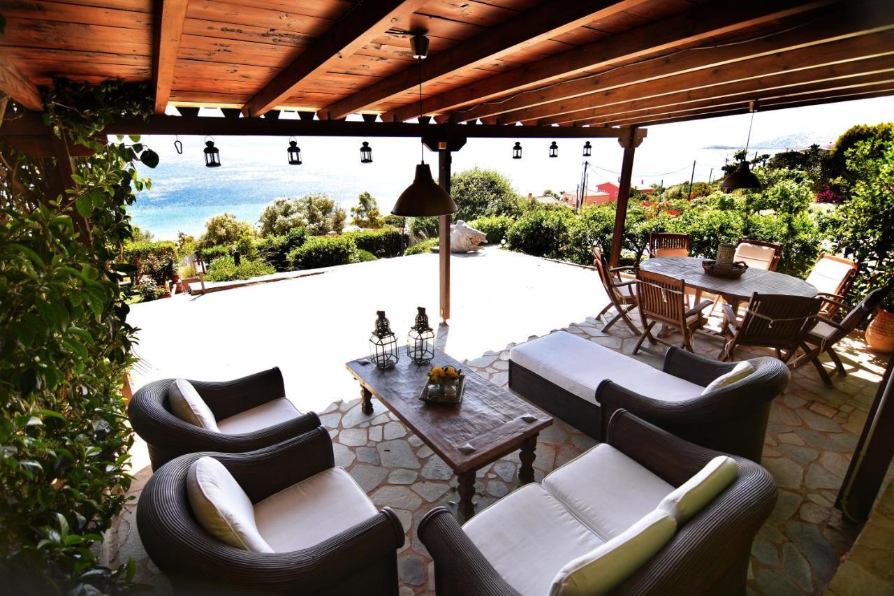 Blue Bay View - Beach House Vathirrevma Esterno foto