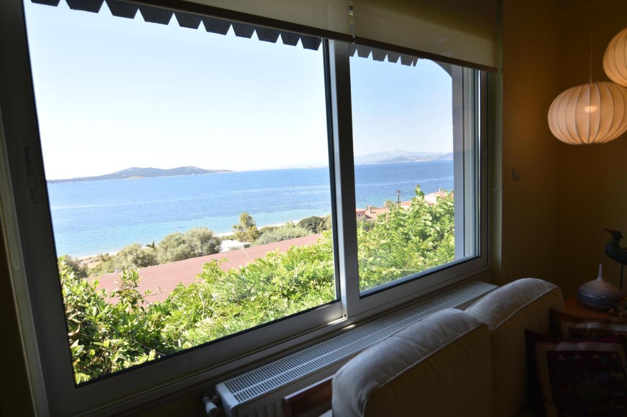 Blue Bay View - Beach House Vathirrevma Esterno foto