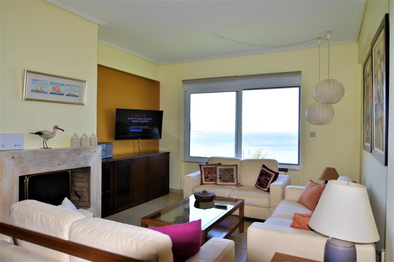 Blue Bay View - Beach House Vathirrevma Esterno foto